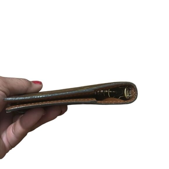 Louis Vuitton Black and Gold Monogram Wallet - Picture 7 of 9